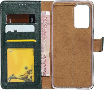 Rixus Bookcase For Apple iPhone 13 Dark Green