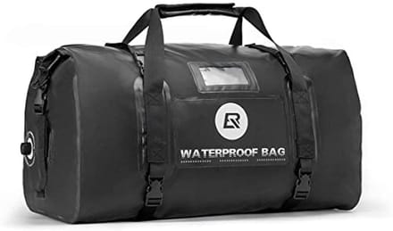 Waterdichte Motorfiets Zadel Tas - Luggage Roll Tail Bag 55L met Schouderband