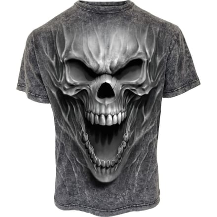 Spiral T-shirt - Beast Within - M - voor Mannen - grijs