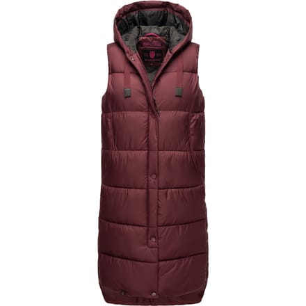 Marikoo Sayorii dames winterbodywarmer – lang, warm & met capuchon