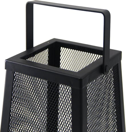 DILAMPO - CLOVIS Metalen design lantaarn - USB Oplaadbaar