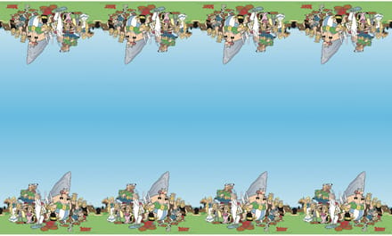 CHAKS - Papieren tafelkleed Asterix 136 x 228 cm