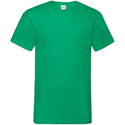 V-hals T-shirt Fruit of the Loom Valueweight
