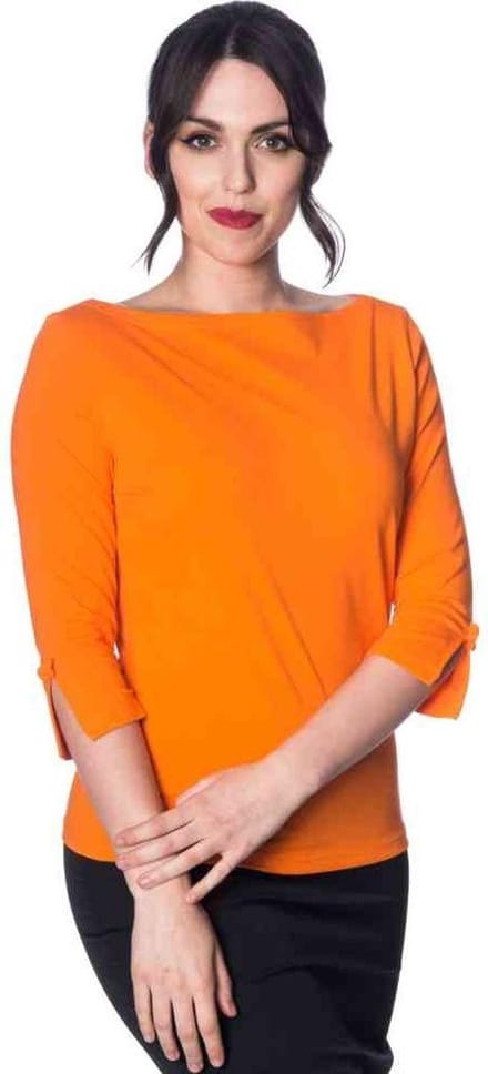Dancing Days - MODERN LOVE Longsleeve top - S - Oranje