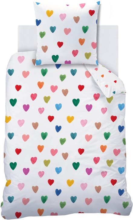 Wee Blue Bell Dekbedovertrek Amour - 140 x 200 + 63 x 63 cm - Katoen