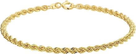 The Jewelry Collection Armband Koord 2,7 mm - Goud