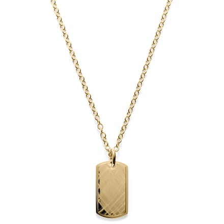Goudkleurige Grafittiketting