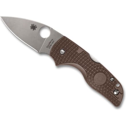 Spyderco Lil Native Brown Lightweight CPM 15V PE – Compacte Krachtpatser Met Elite Staal