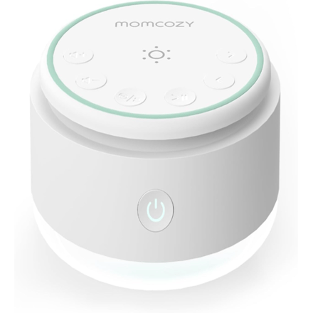 Momcozy babygeluidsmachine - draagbaar - wit