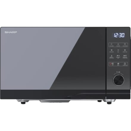 Sharp YC-GC52BE-B Flatbed combimagnetron met grill en heteluchtoven - 900W - 25 liter - zwart