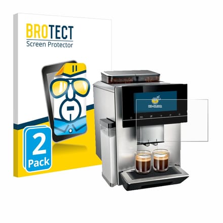 BROTECT - Screenprotector voor Siemens EQ900 TQ907D03 - Folie Beschermfolie transparant 2 Stuks