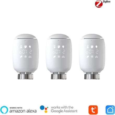 AQIOS Slimme Radiatorknoppen uitbreiding 3 stuks