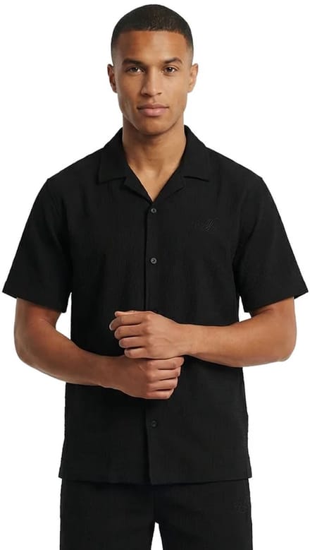 Malelions Men Emblem Seersucker Shirt