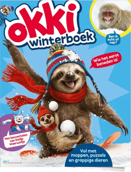 Okki Winterboek 2025 - Doeboek voor kinderen van 6 en 7 jaar