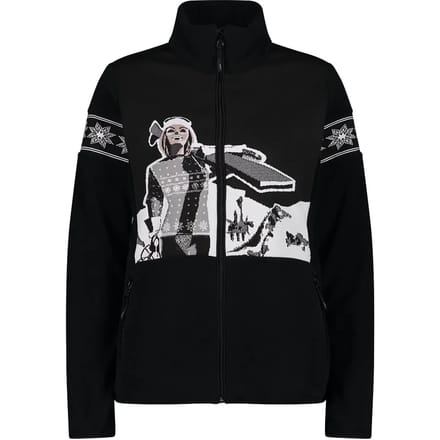 Fleece met volledige rits voor dames CMP