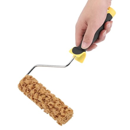Dailygoods- Verfroller Textuurpatroon - Muurverf Tool - Schuim + Plastic - Ergonomisch Handvat - 30,5 x 16 x 4 cm - Professionele Afwerking - Schilderroller