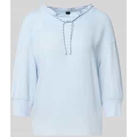 Shirt met lange mouwen met tunnelkoord