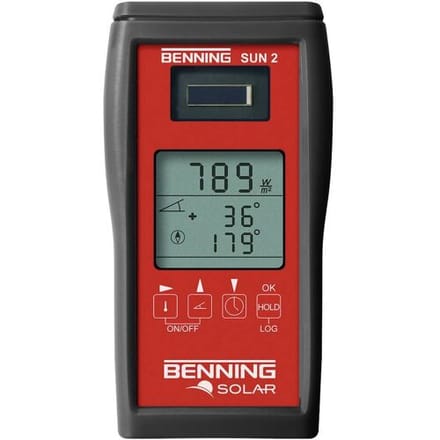 Benning SUN 2 Fotovoltaïsche multimeter Digitaal Datalogger