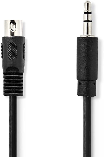 Eenvoudige DIN 5pins - 3,5mm Jack kabel - 1,5 meter