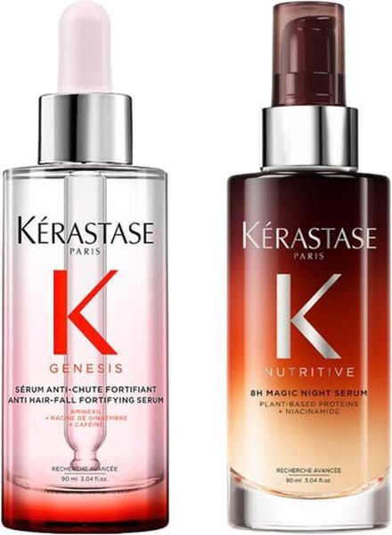 Kérastase Genesis Serum Anti-Chute Fortifiant 90ml + Nutritive 8H Magic Night Serum 90ml