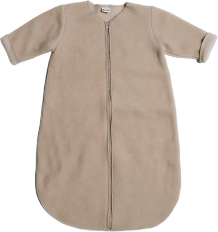 Alwero slaapzak lange mouw merinowol Beige 0/6 MND