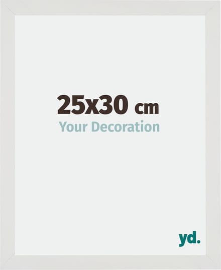 Your Decoration - Fotolijst 25x30 cm - MDF - Wit Mat - Mura