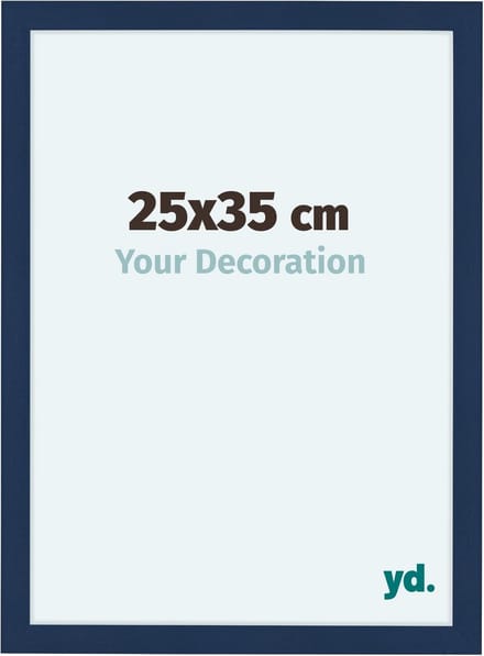 Your Decoration - Fotolijst 25x35 cm - MDF - Donkerblauw Geveegd - Como