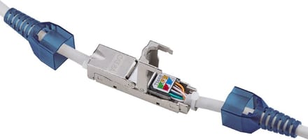 CAT6a koppelstuk slim. Toolless - Kabelverbinder - Kabel Connector