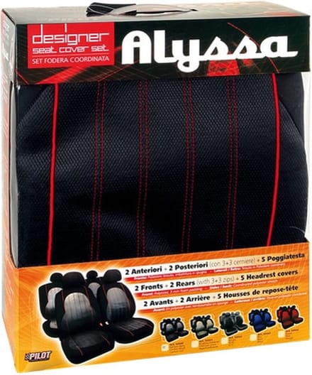 Stoelhoezen Set Alyssa – Elegante Bescherming en Comfort voor je Auto