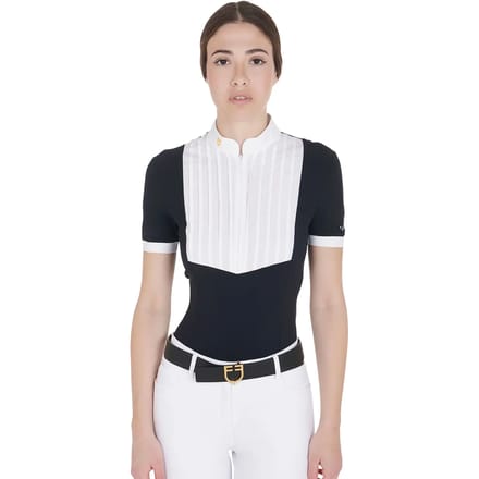 Dames rijpoloshirt van katoen Equestro