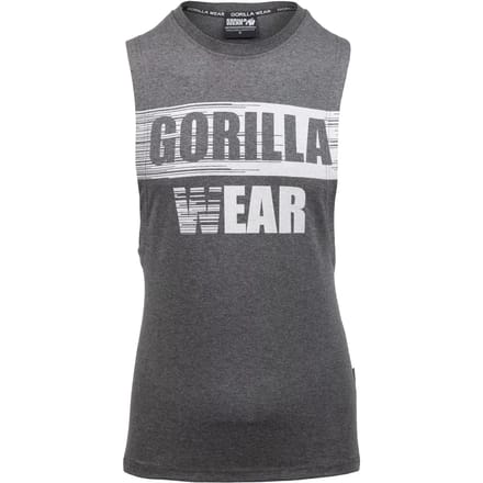 Gorilla Wear Lopez Drop Armhole Tank Top - Donkergrijs - S