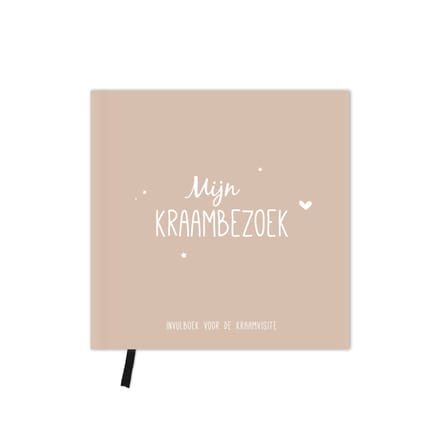 Kraambezoekboek - zand - Fien & Feau