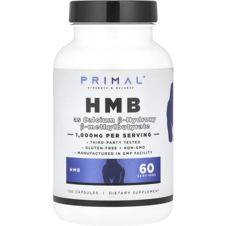 PrePrimal, HMB, 1.000mg, 120 capsules (500mg per capsule)