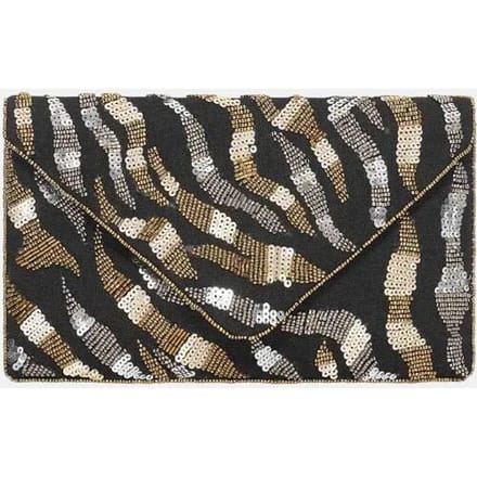 Bulaggi Zebra clutch kralen zwart