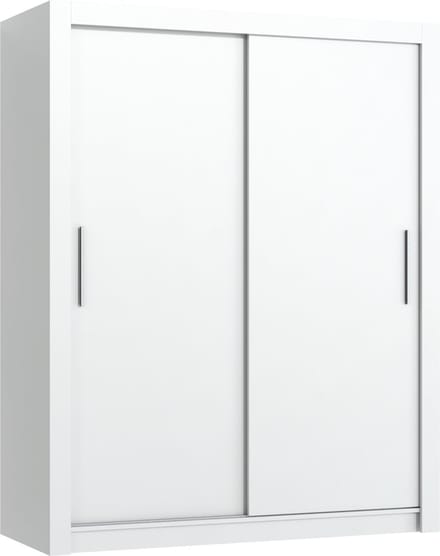 Promeubels - Kledingkast Miami - 120cm - Wit - Schuifdeur - Opbergkast