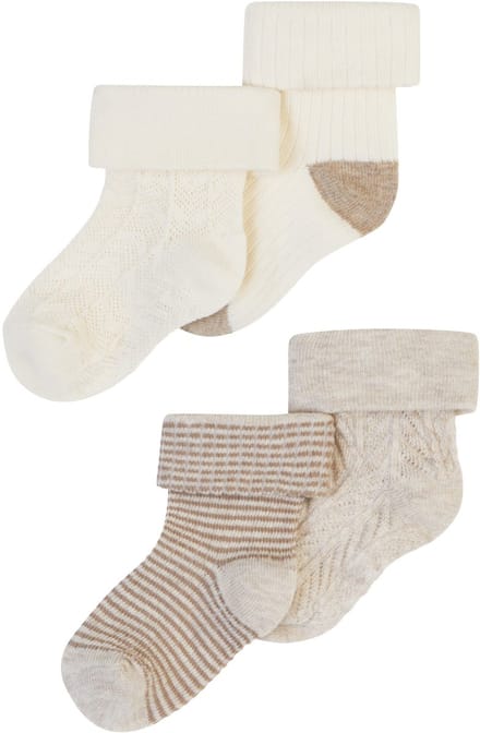 Noppies Sokken Unisex Socks 4-pack A Baby Maat 3-6M