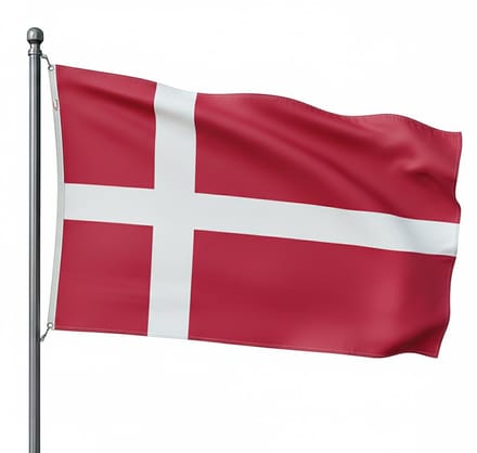 Trasal - vlag Denemarken - deense vlag - 150x90cm