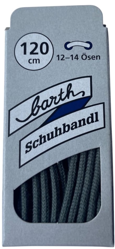 Dunne ronde veter Grijs 120cm (Barth