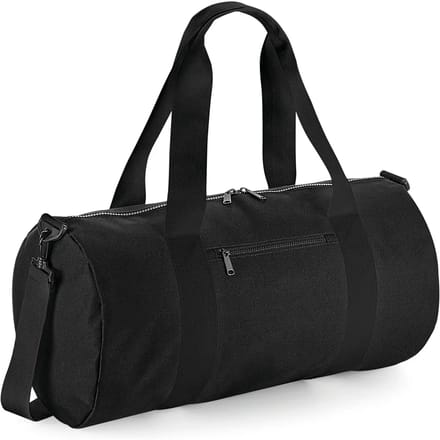BagBase Original Barrel Bag XL BG140L - Black/Black - 55 x 28 x 28 cm