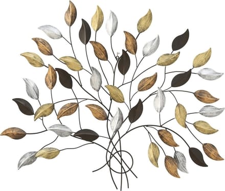 Wandobject metalen boom 3D 107x86 cm