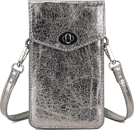 Giuliano Metallic Telefoontas Britt - zilver