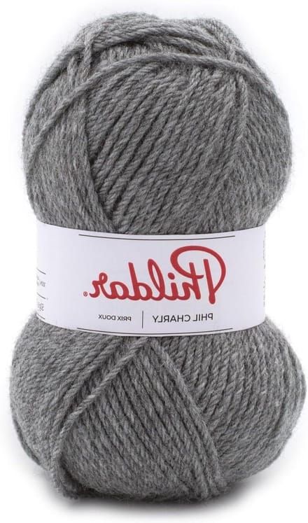 Wolbollen Set - Brei- en haakgaren - Creatief handwerken - Oeko-Tex Gecertificeerd - 10 x 114 Meter - Grijs Flanel