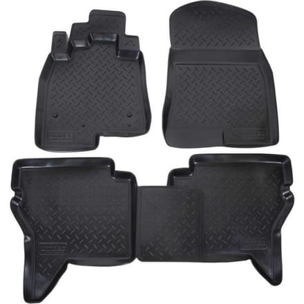 Vloermat - Norm-Liner - Pajero 4 - TPE-rubber - Antislip - Zwart