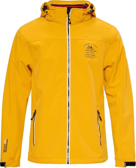 Nordberg Trond - Softshell Outdoor Zomerjas Heren - Geel - Maat L