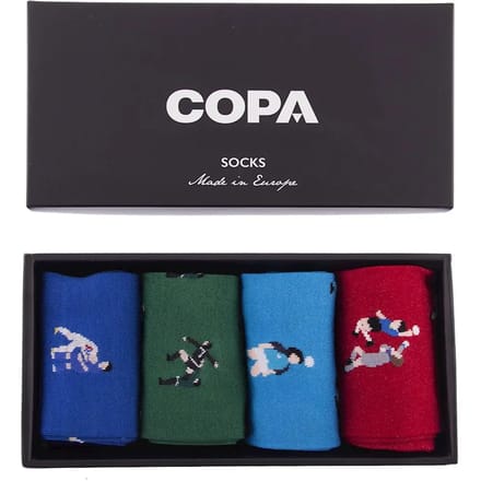 COPA - Sokken - Casual - Heren - 4-pack - Rood - Groen - Blauw - 43-46