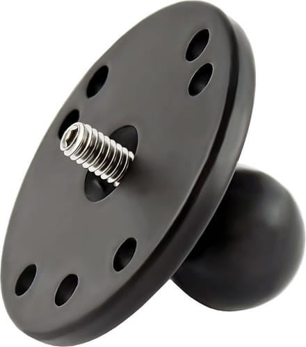 RAM Mount B-Kogel (25 mm) met Ronde Camerabasis 1/4"-20 Aansluiting
