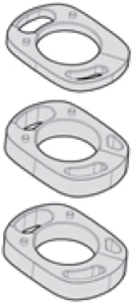 Vision Mw011 5d Acr Afstandhouders Zwart 10 mm