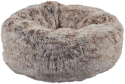Hondenmand Donut Croci - Bicolor Beige - Pluche, 100x100x25 cm, Wasbaar