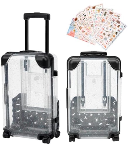 Mini Koffer Spaarpot - 2 Stuks Geldcadeau voor Verjaardag en Bruiloften