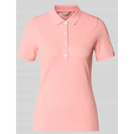 slim fit poloshirt met labelstitching